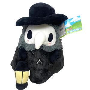 New  Squishable Mini 11” Plague Doctor Plush W/ Glow In Dark Lantern Halloween